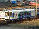 新函館駅のアクセスに使用が検討されているハイブリッド車両の試験車