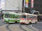 引退直前、函館駅前では両車輌の共演も見られた